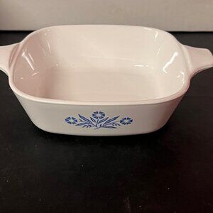 Vtg Corning Ware Blue Cornflower P-41-B, 1 3/4 Cup, Small Casserole Dish‎ #3 GS2